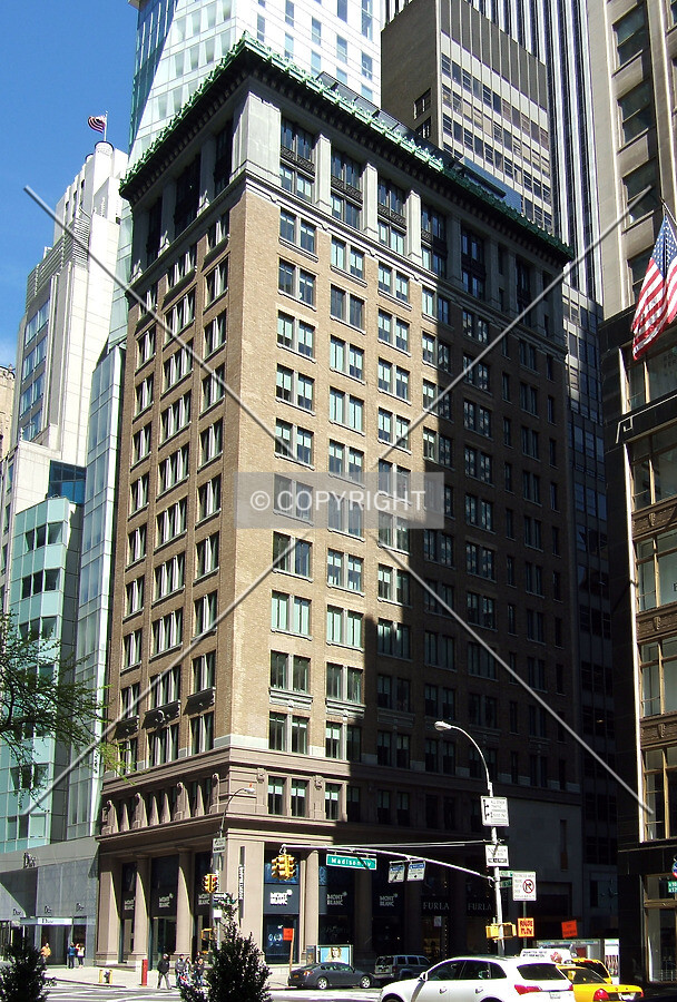 View from the southeast at 57th Street and Madison Avenue