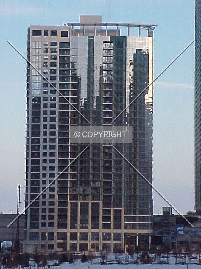 Looking east from Columbus Drive