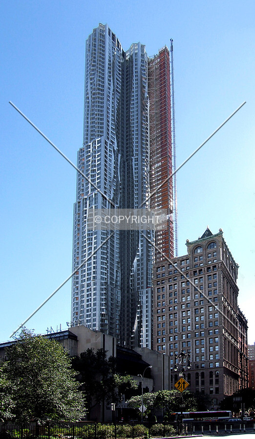 View from the northeast on Park Row