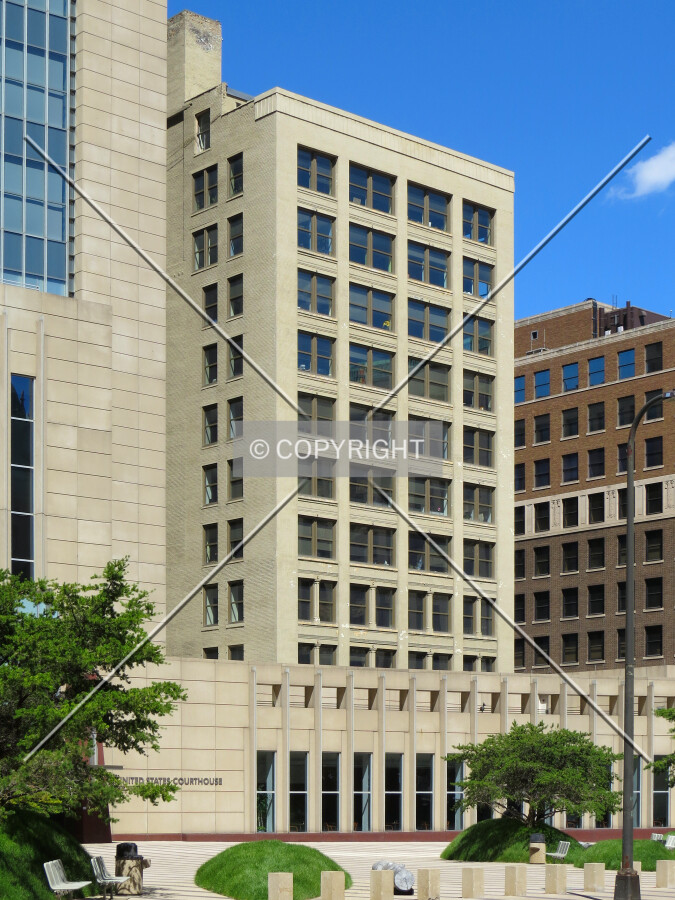 View to the northeast across 4th Street South