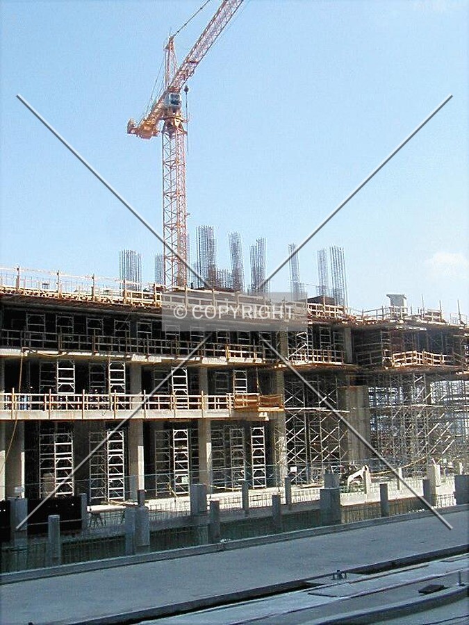 Beginning to rise above the new West Cordova Street