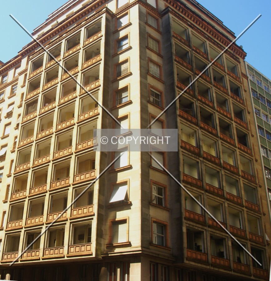 View from the corner of Salgado Filho Avenue and Borges de Medeiros Avenue