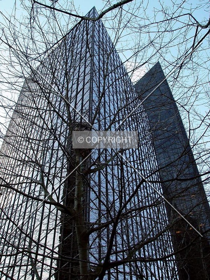 In the summer you can't see the building from this vantage spot