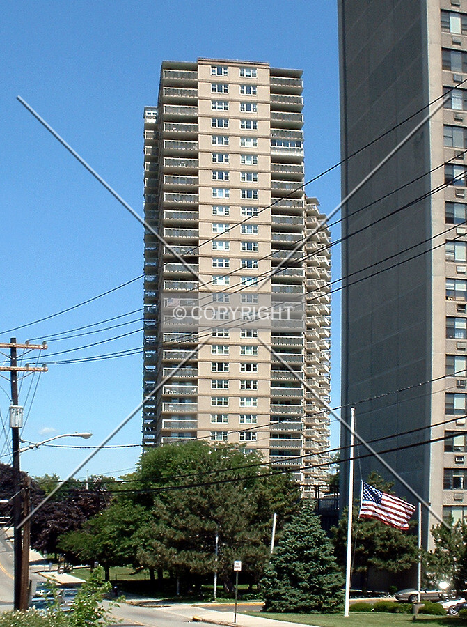 View from the southeast on North Avenue