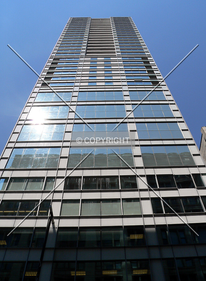 View of the south facade as seen from Randolph Street