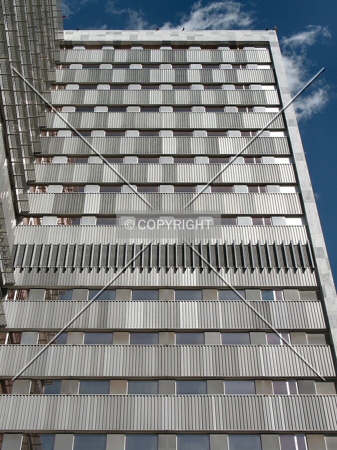 Looking up from 3rd Avenue SW