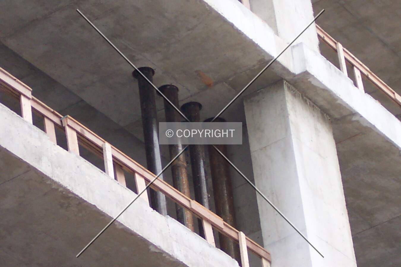 Arterial plumbing pipes