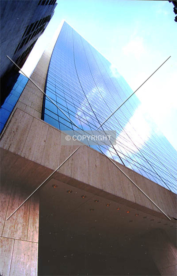 Looking up the north side