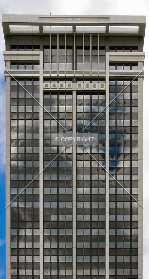 Top floors from the east