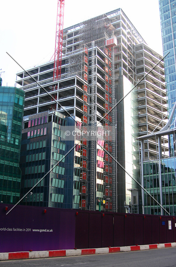 View northeast from Silk Street
