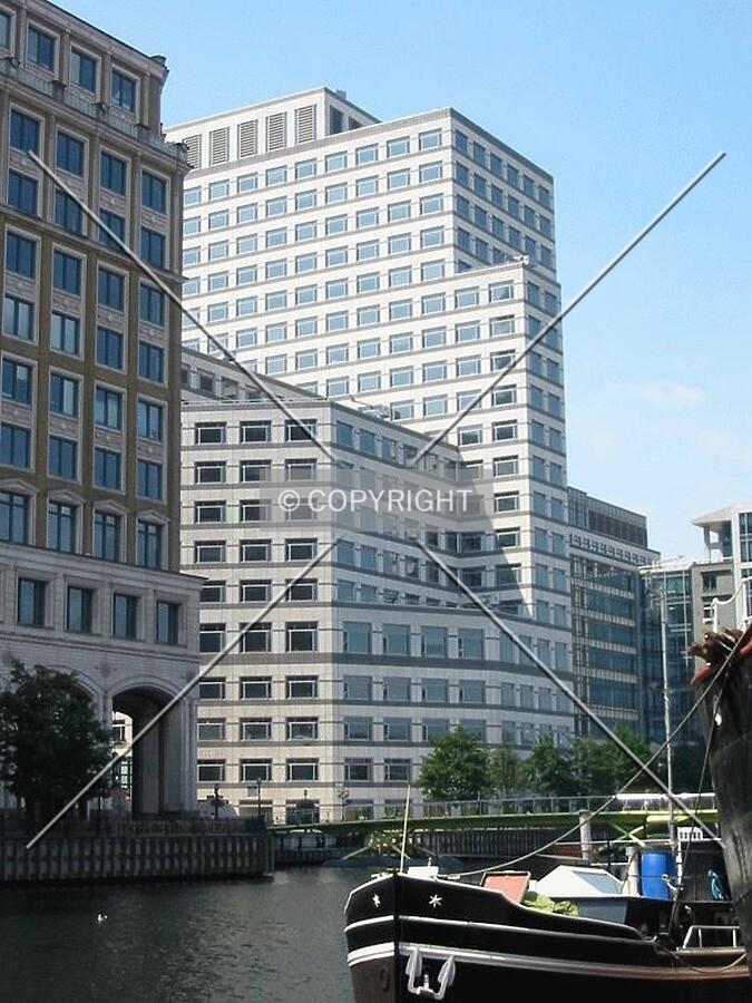Looking south from West India Quay