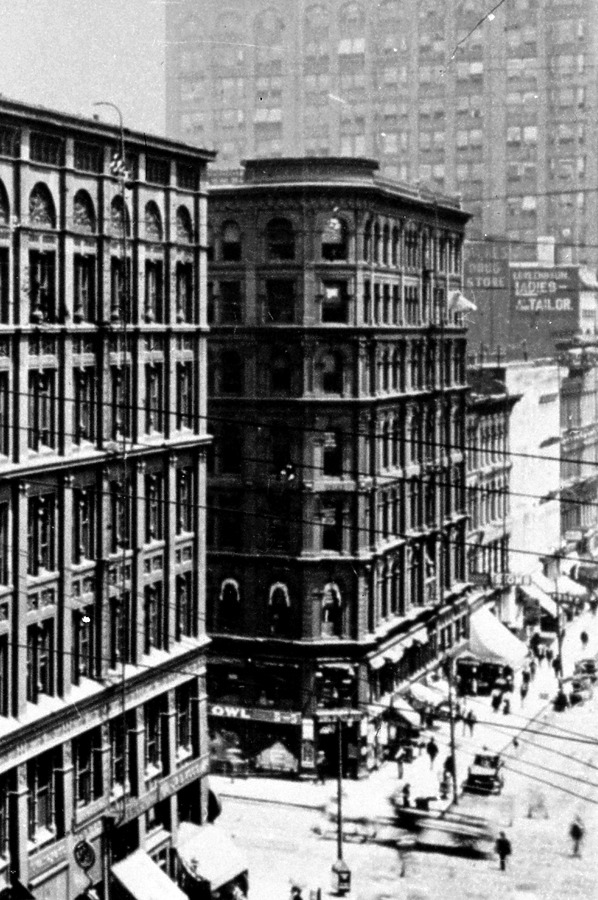 Vintage view from the southwest