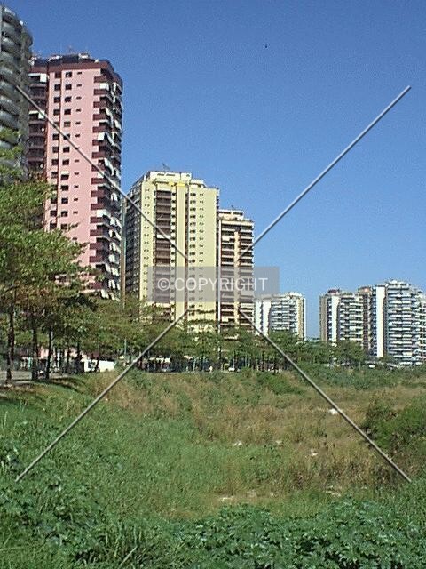 Among other buildings
