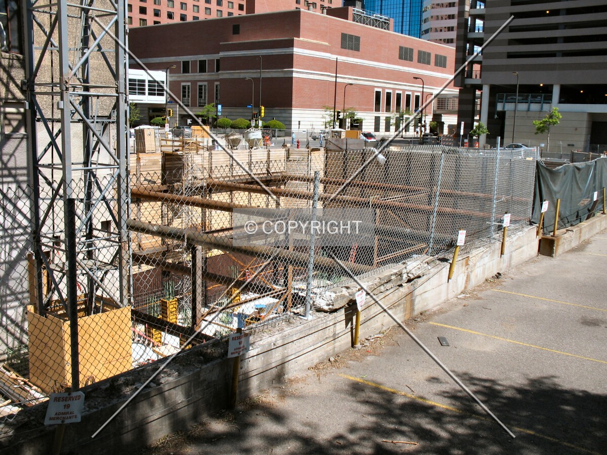 View into the pit from the southeast