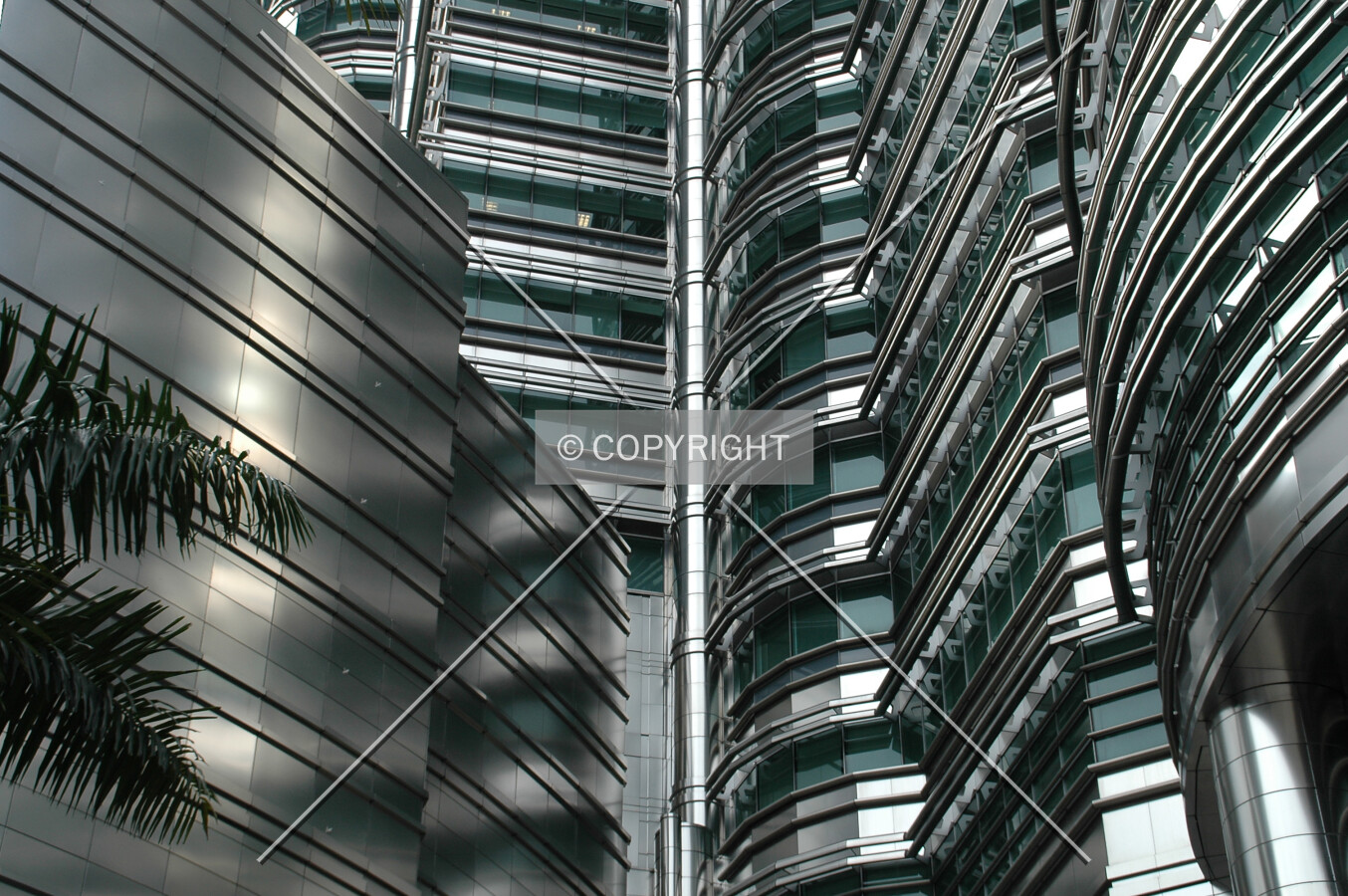 Facade detail on the lower levels
