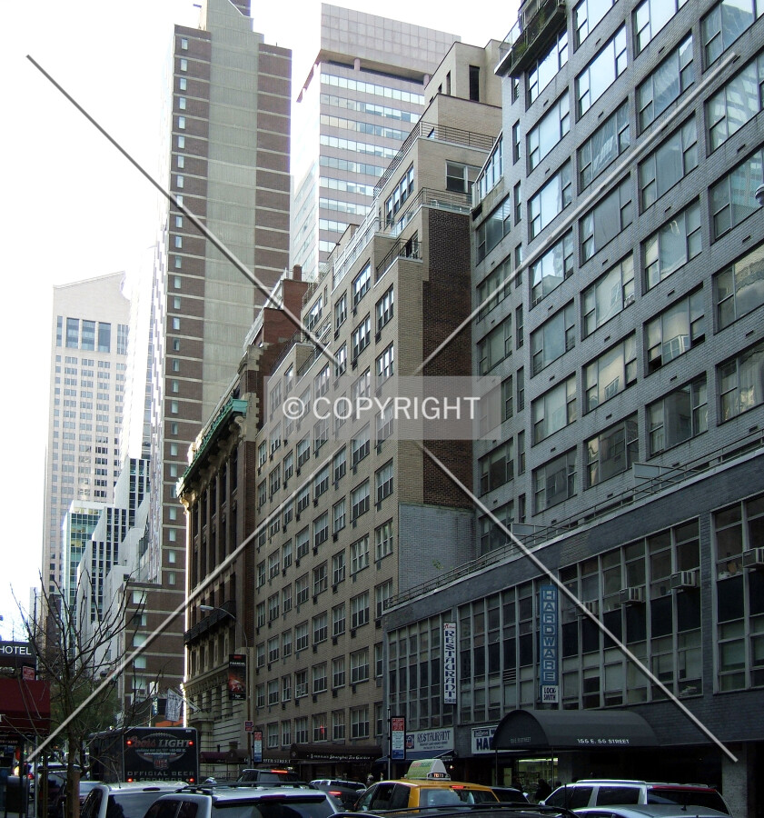 View from the southeast on 55th Street