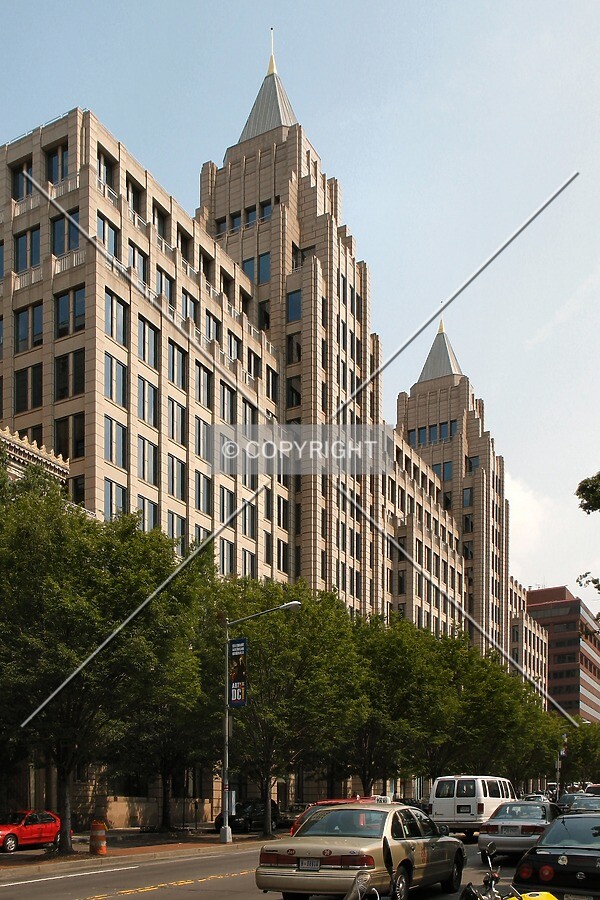 View to the east along K Street NW