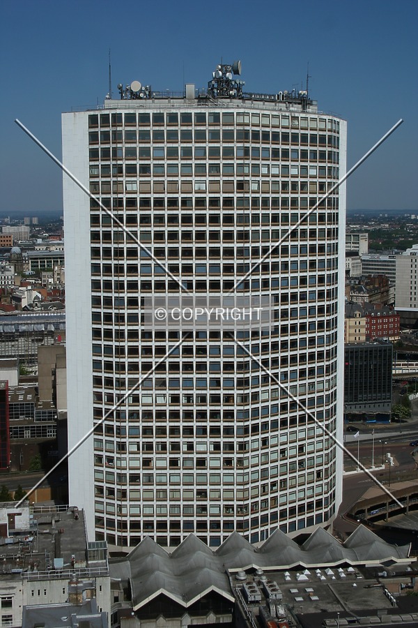Looking down from the Hyatt Hotel