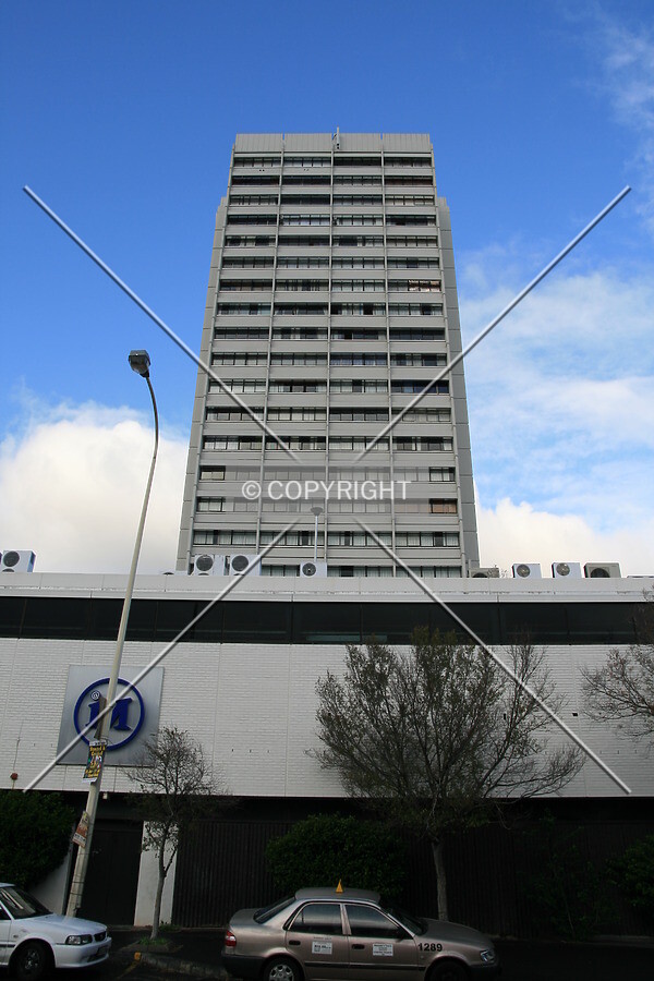Looking up from Mill street
