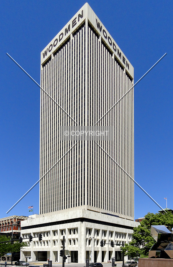 From the southwest across Farnam Street
