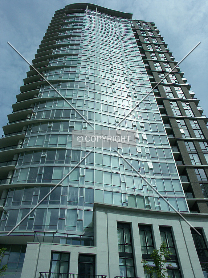 Front of building from Beach Crescent