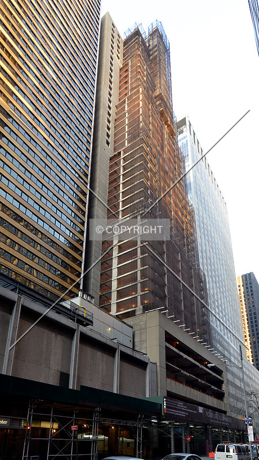 View from the southwest on 52nd Street