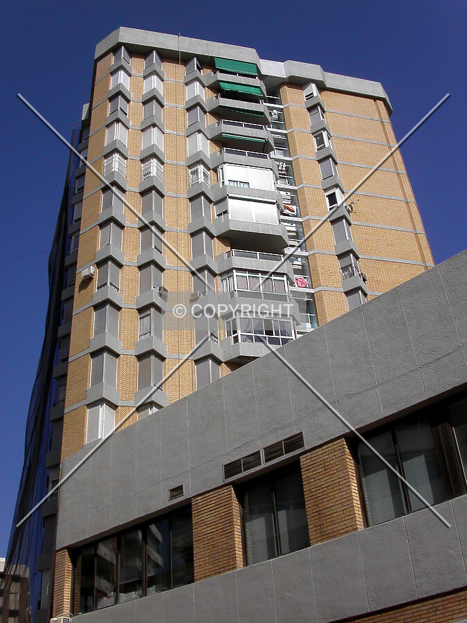 Looking up from the west