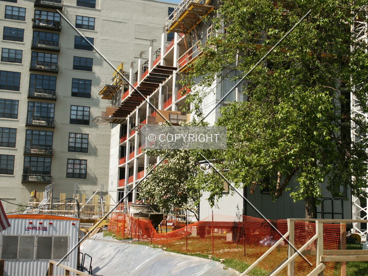 West side of the structure from the south; 21 June 2003