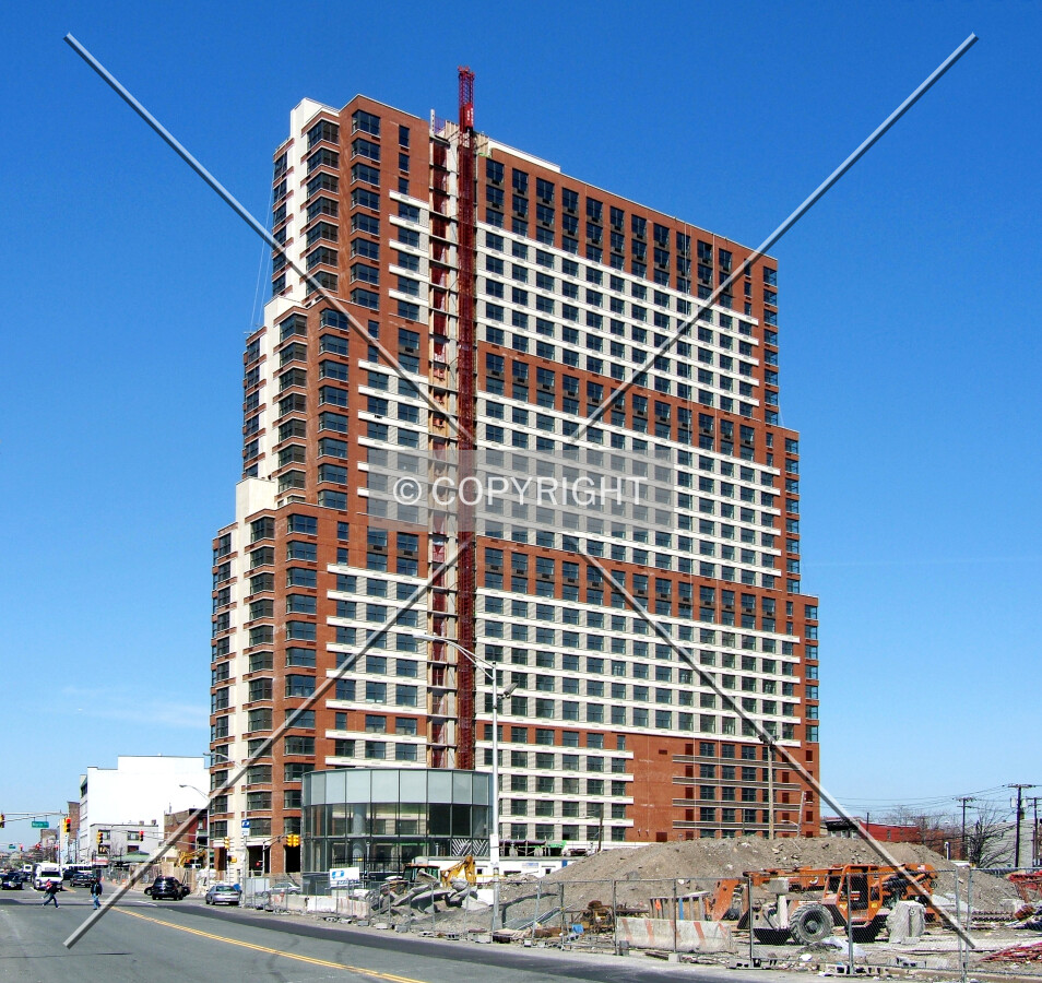 View from the southeast on Columbus Drive