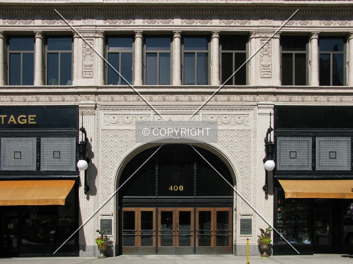 Main entrance from across St. Peter Street