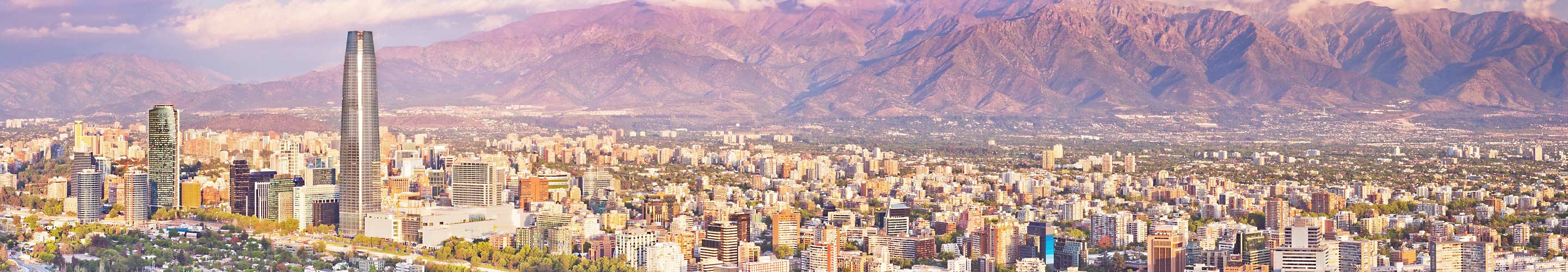 Panorama of Santiago de Chile