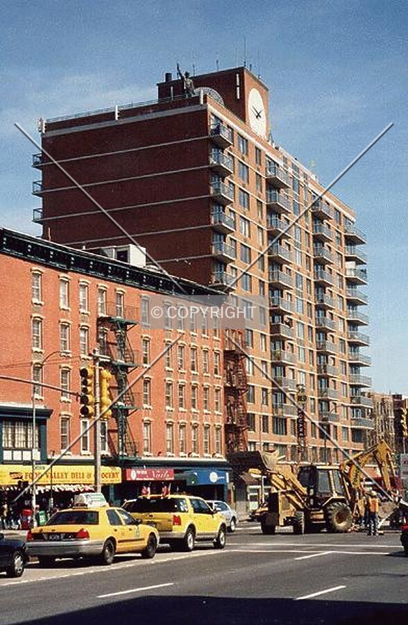 View from west along Houston