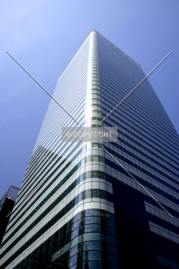 Looking up at the southeast corner