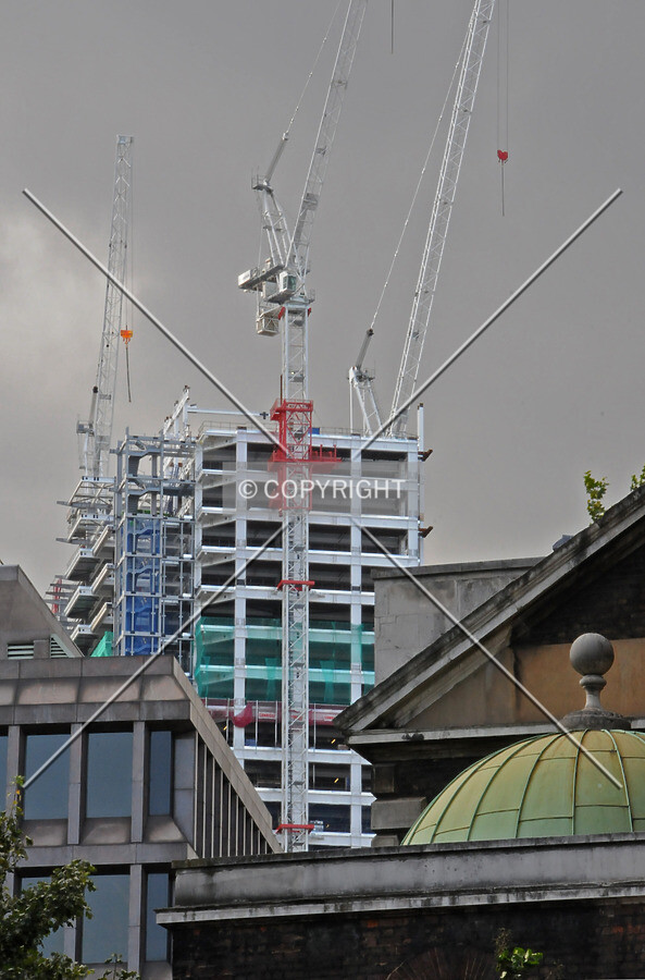 Upper floors viewed from the southeast