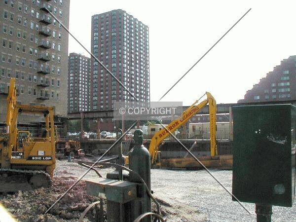 Groundbreaking site view from Wabash Avenue