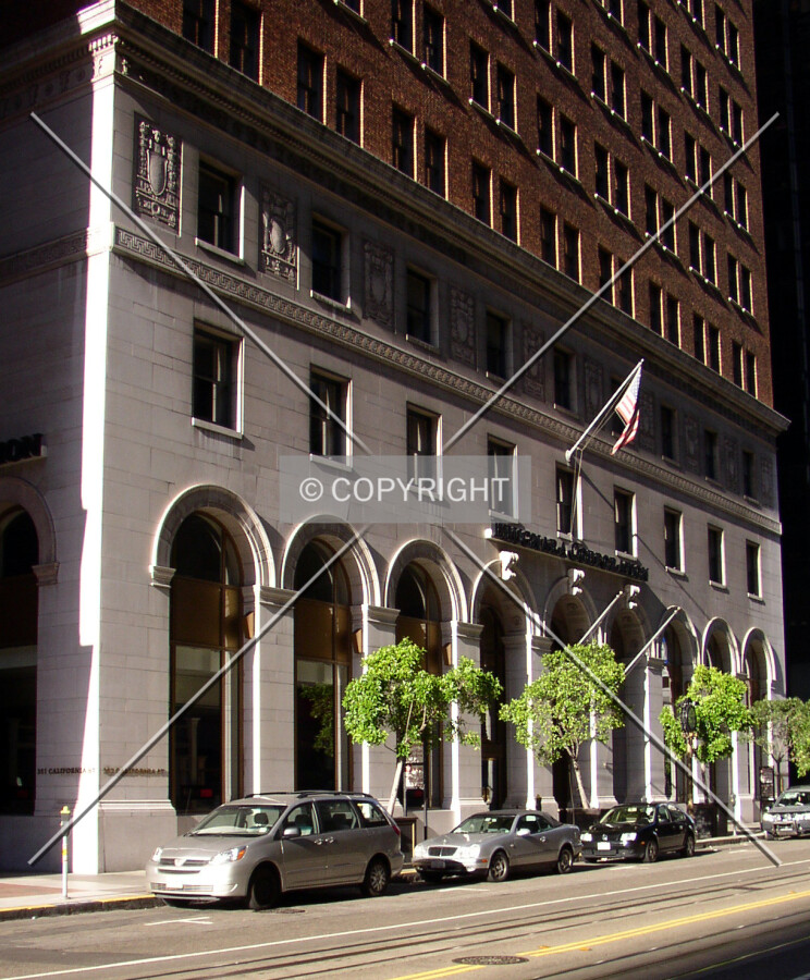 Northern base along California Street