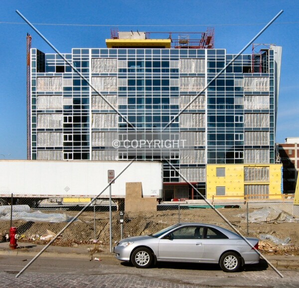 View to the northwest from across 5th Avenue North