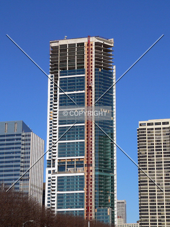 View to the north from Lakeshore Drive