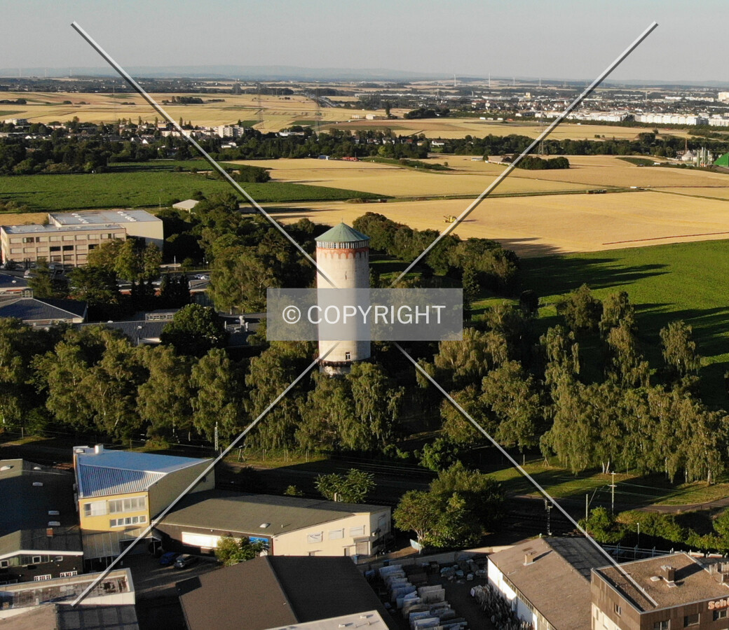 High above Steinbach (Taunus) in Hessen, Germany