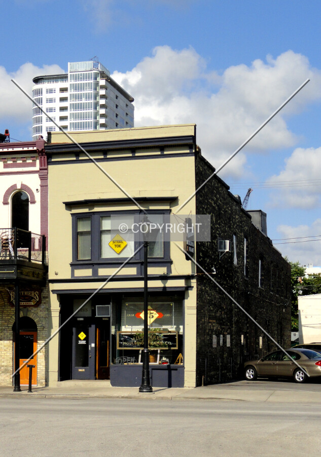 From across North Water Street to the east