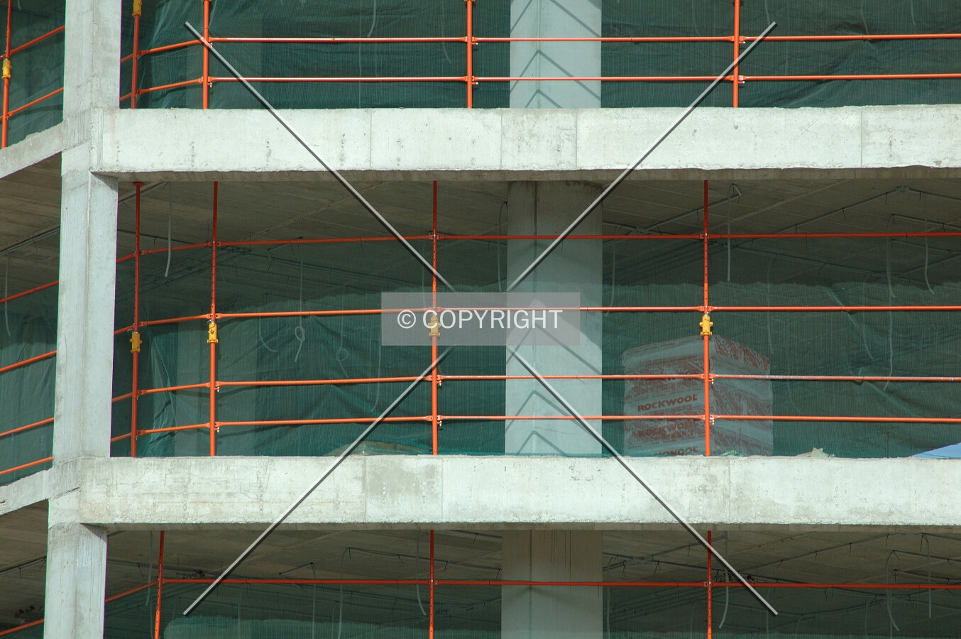 Close-up of the south side
