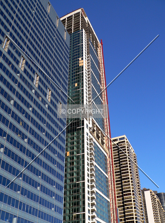 View to the northeast from Randolph Street