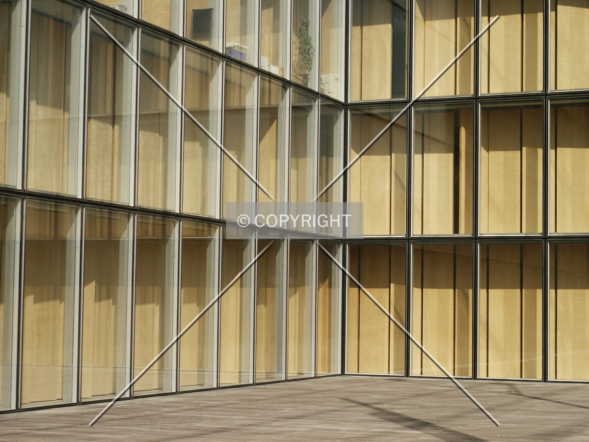 Close-up of the inside corner