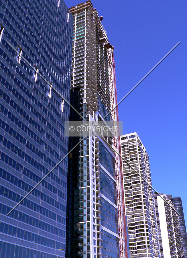 View to the northeast from Randolph Street
