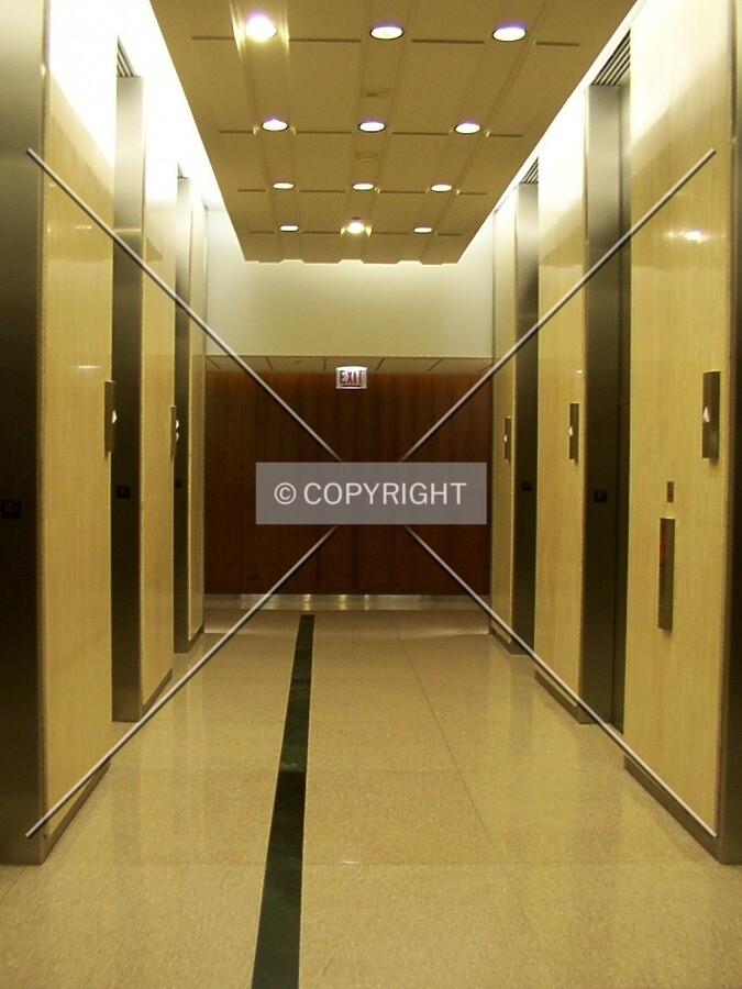Elevator bank