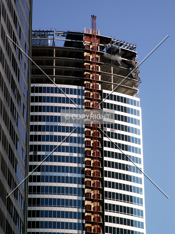 Upper floors from behind the Sears Tower
