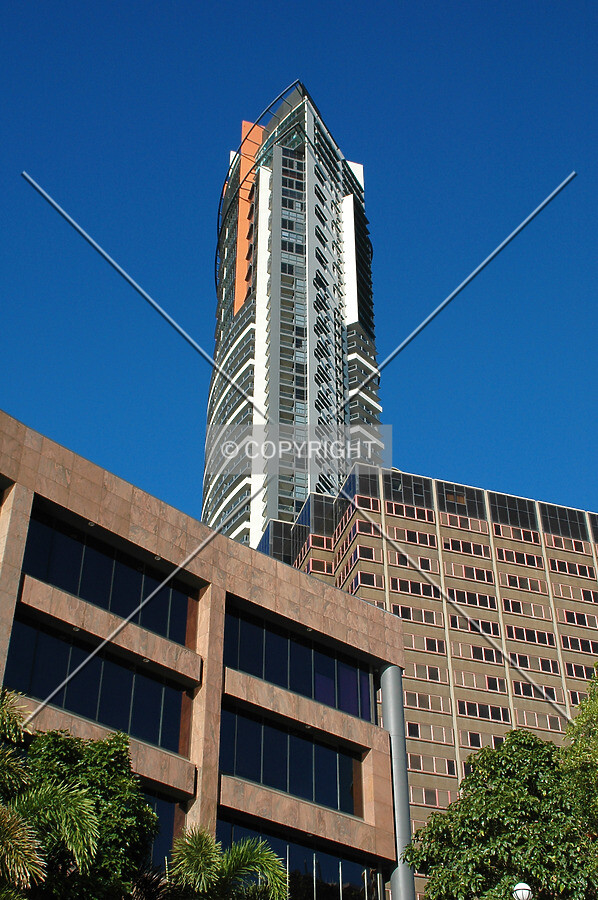 Looking up from the northeast