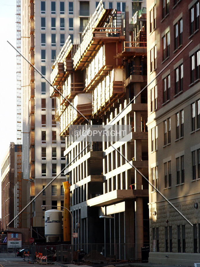 Looking west on 13th Street