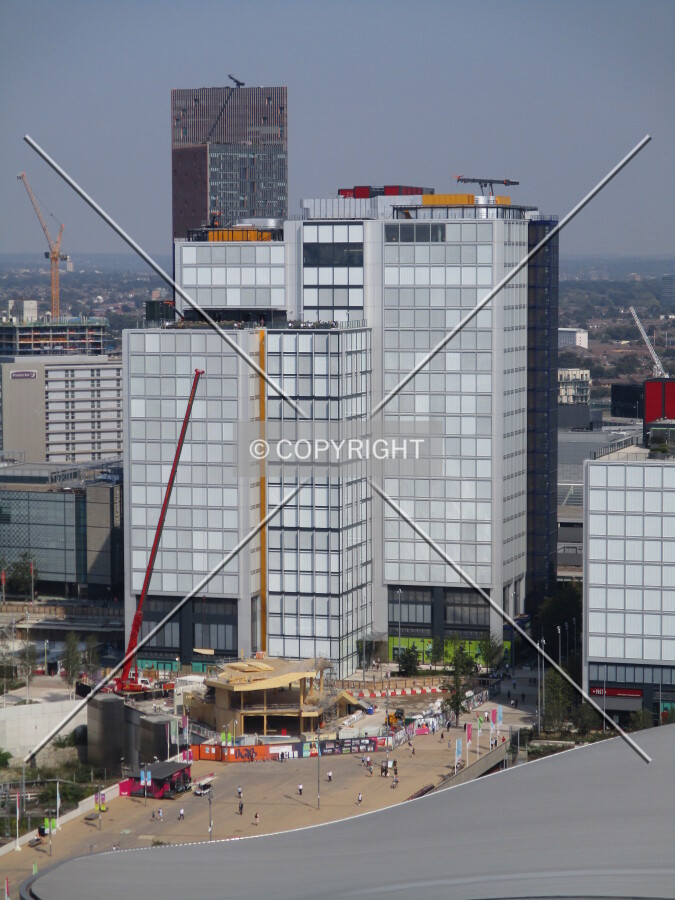 Elevated view from ArcelorMittal the Orbit
