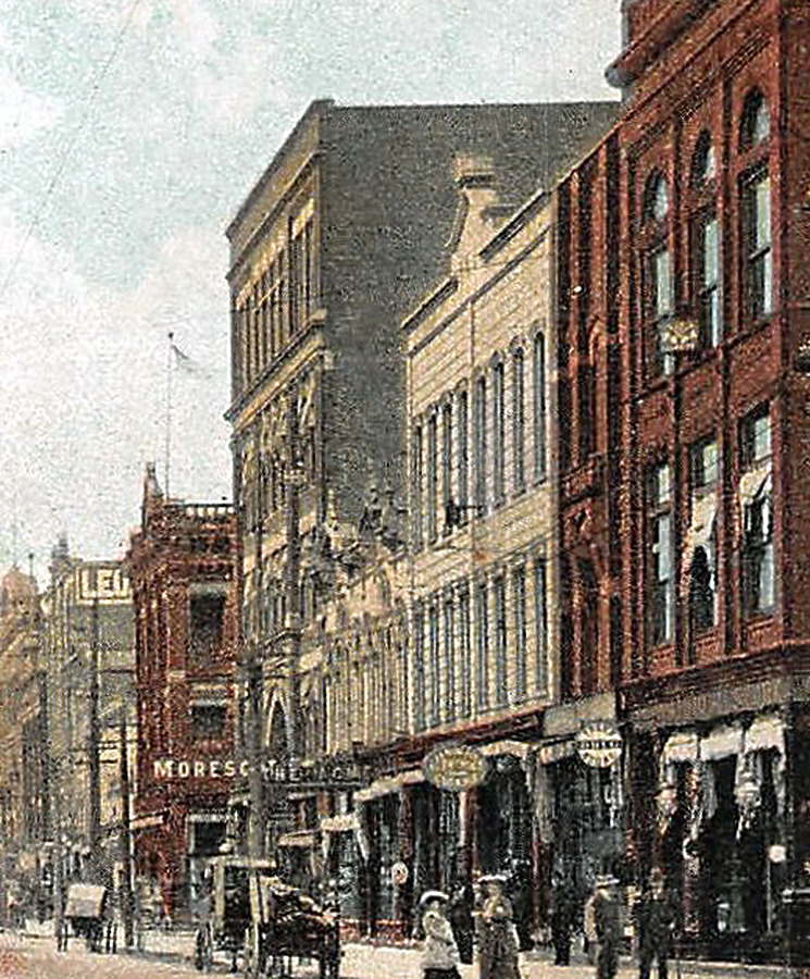 Vintage view from the southwest